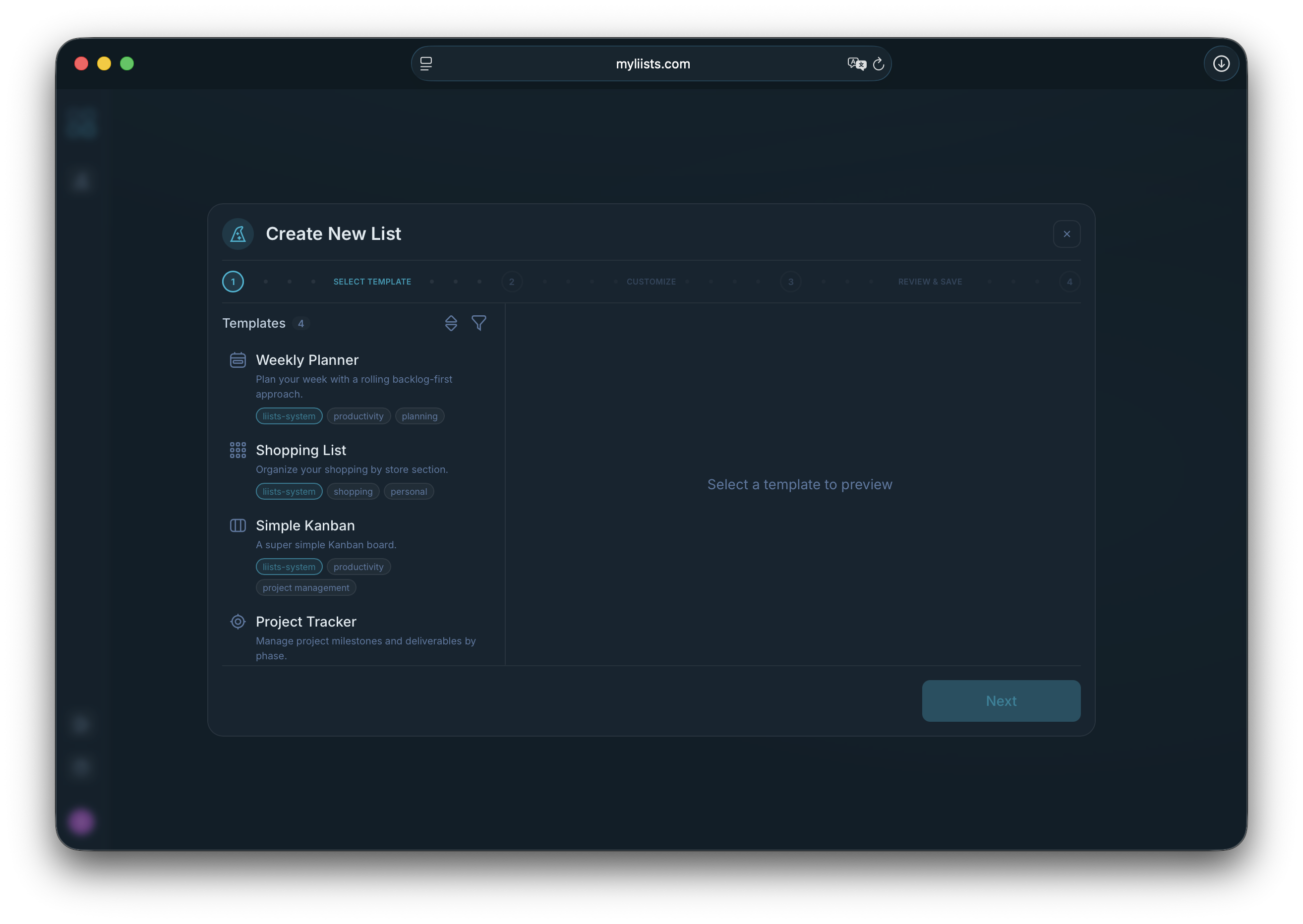 liists screenshot 2 of 7