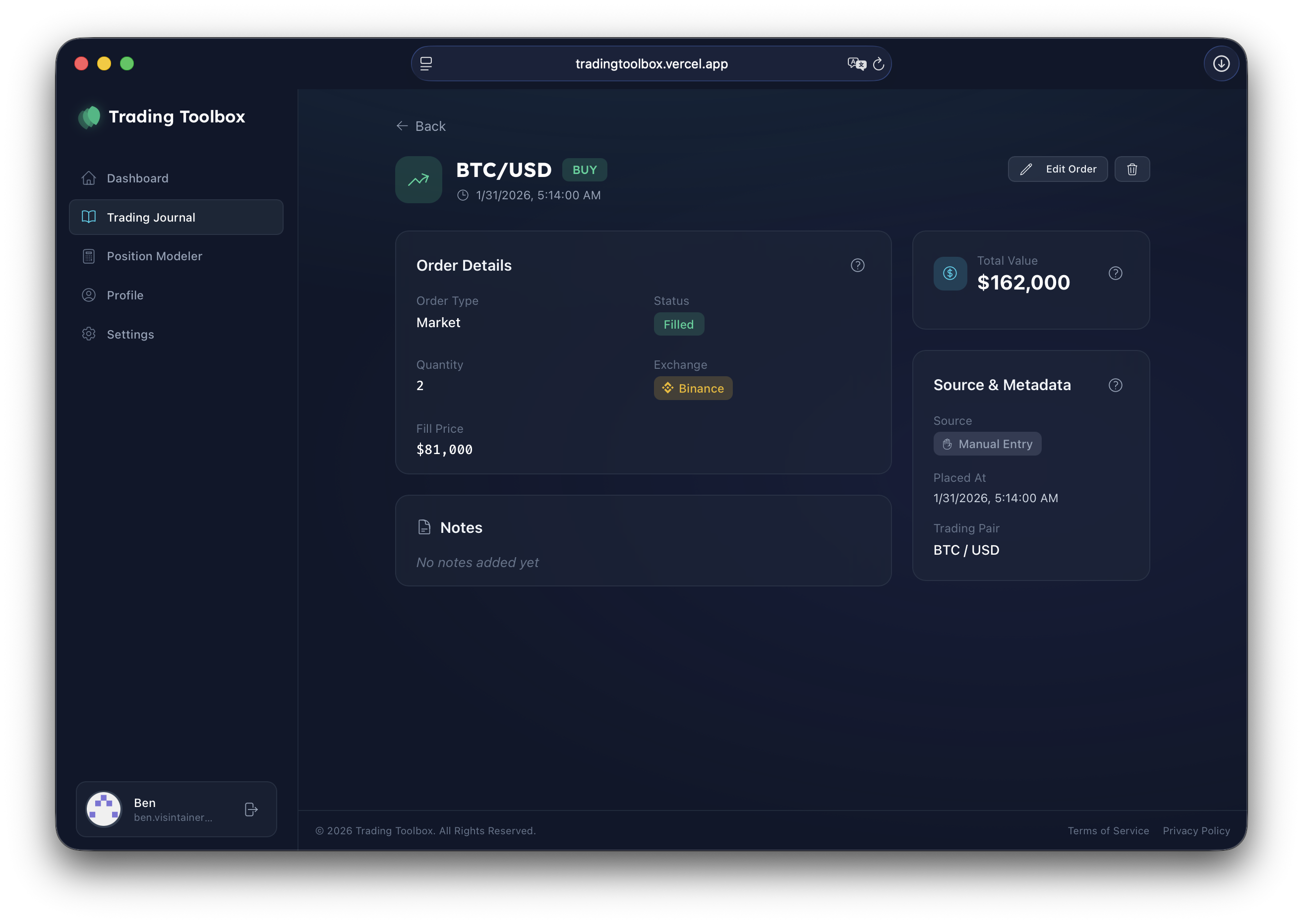 TradingToolbox screenshot 6 of 7