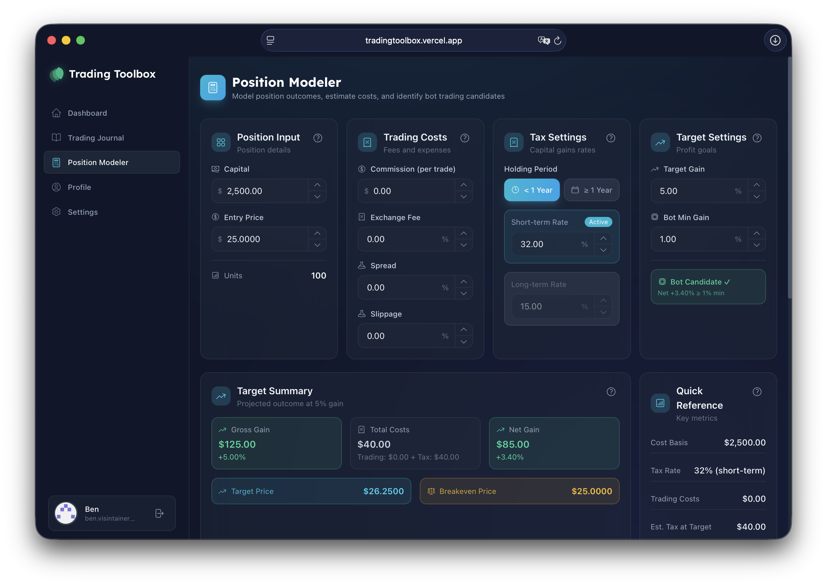 TradingToolbox screenshot 7 of 7